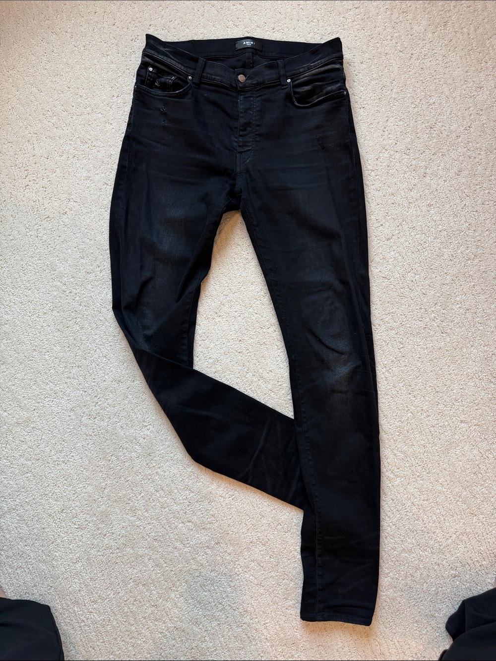 AMIRI Black men’s Skinny Jeans - Jet Black Slim Fit